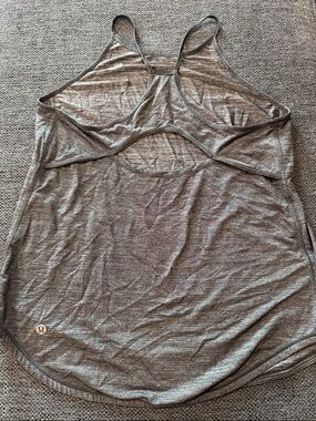 lululemon athletica Women's Heather Gray Strappy Tank